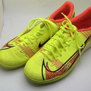 Nike Mercurial Vapor 14 Academy TF Turf Soccer Shoes Kids Mens Size 6 US Yellow